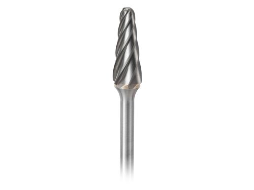 Ball Nosed Cone Bur, Aluminium-cut