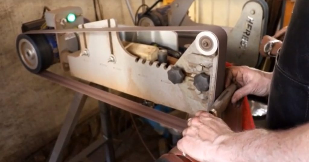 Mitchell Hand-made-forging a utility knife