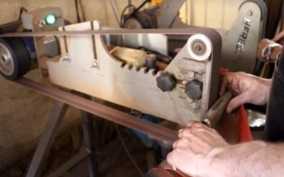 Mitchell Hand-made-forging a utility knife