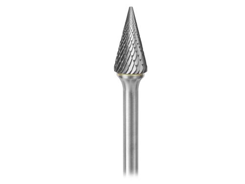 Cone Type Bur, Double-cut - 6mm shank