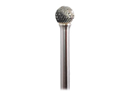 Eco-Ball Type Bur, Double-cut, 6mm shank