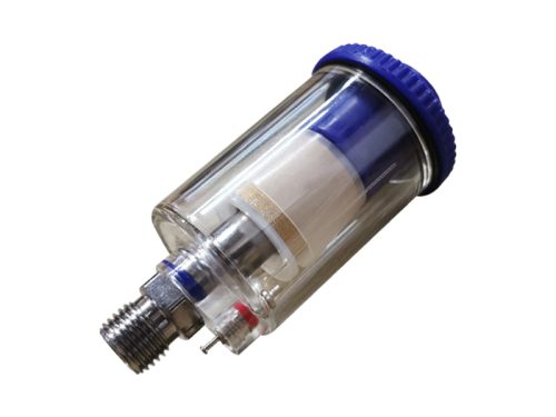 W/Trap Inline Filter, Transparent, 1/4" Thread