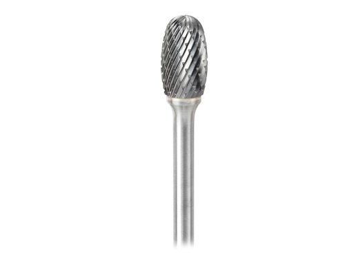 Oval Type Bur, Double-cut - 6mm shank