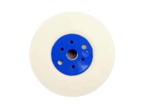 Resin Fibre Back-up Pad, White Flexible, 5/8" Thread