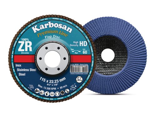 Zirconia Flap Disc, Heavy Duty, Angled