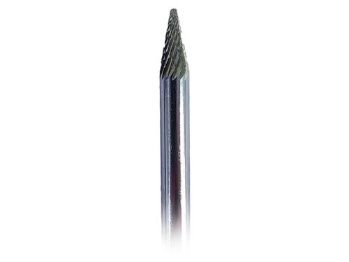 TC-Cone Type Bur, Double-cut, 6mm Shank