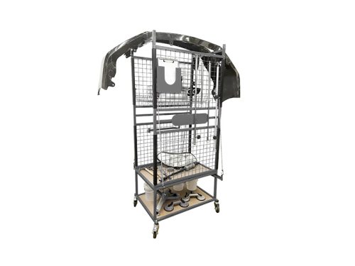 Workshop Trolley, Foldable, 2-shelves