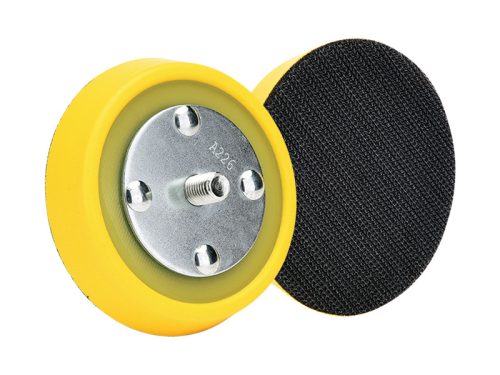 Back-up Pad, Dual Action, Soft Density, Grip, Plain, 77mm, 5/16" Thread