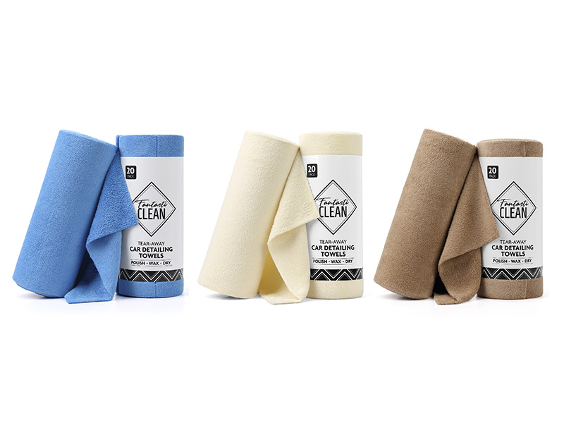 Coral Fleece Detailing Towels, Tear-away, 20 pcs/roll - Image 2