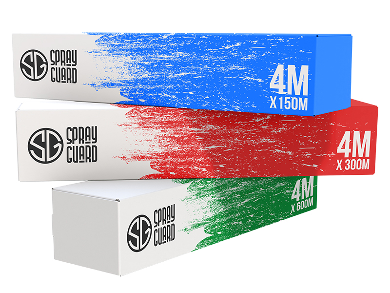 Spray Guard Plastic Masking Film Roll