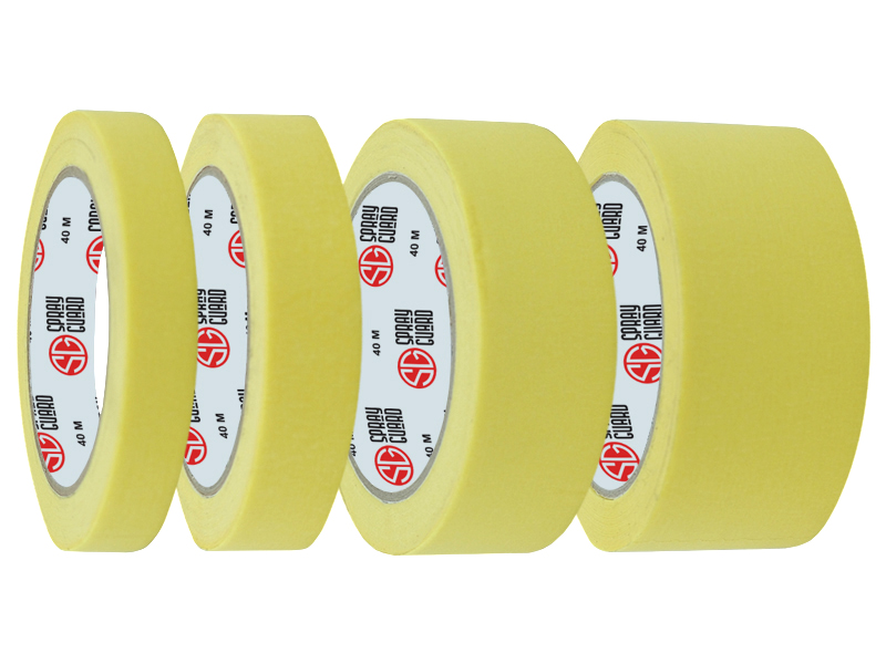 Spray Guard Masking Tape, 80º Natural Rubber, Red Core